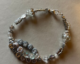 This is Me Trying Bracelet Eras Version Folklore
