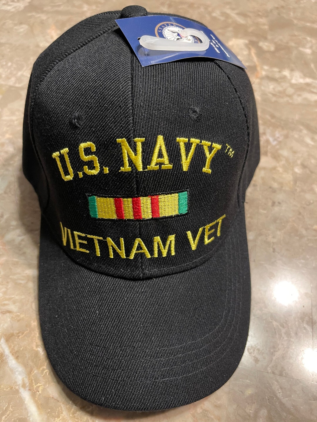 Navy Vietnam Veteran Cap,black - Etsy