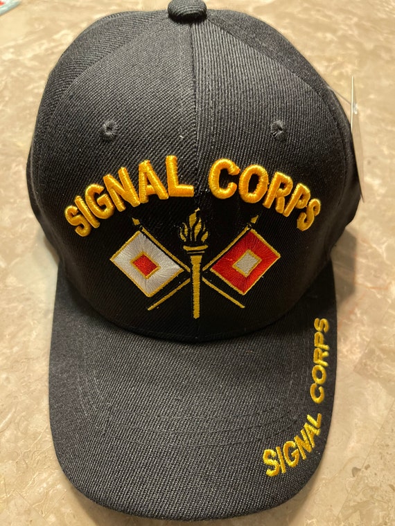 US Army Signal Corps Cap Black - Etsy 