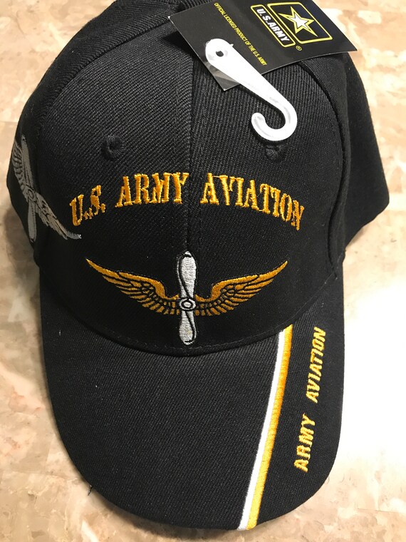US Army Aviation Cap With Embroidered 
