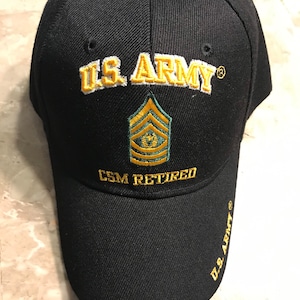 Army CSM Retired Cap