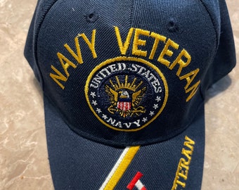 Navy Veteran Hat - Etsy