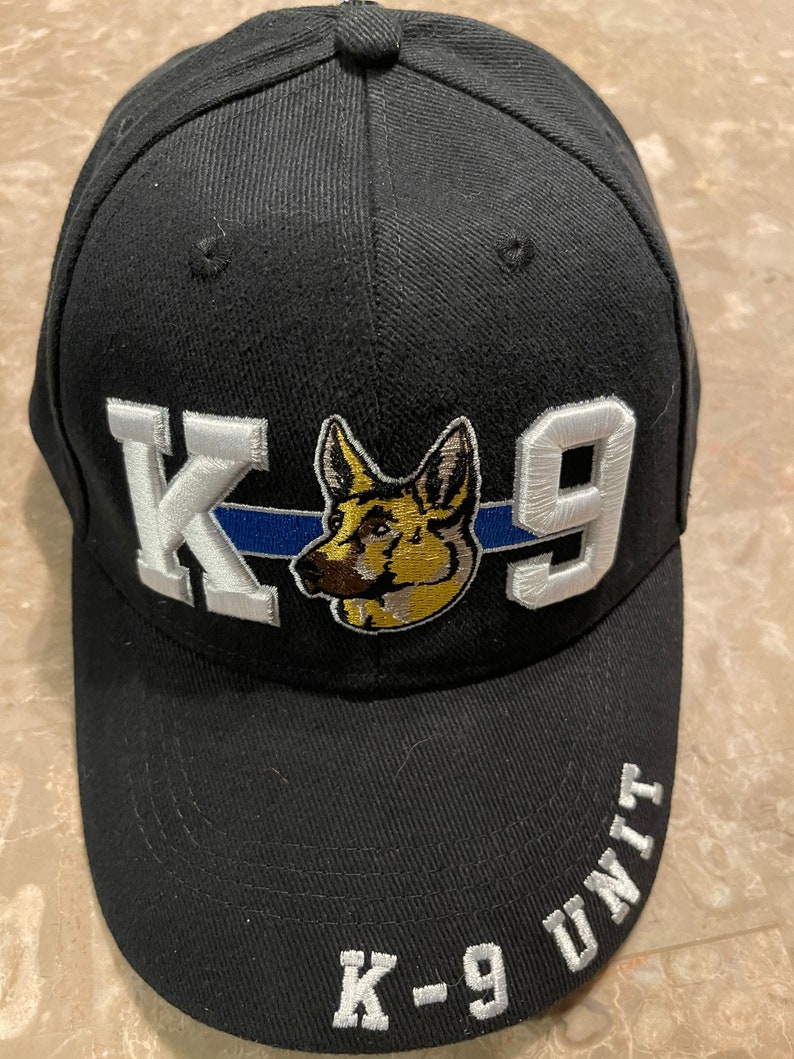 K9 Thin Blue Line Cap, Black image 1