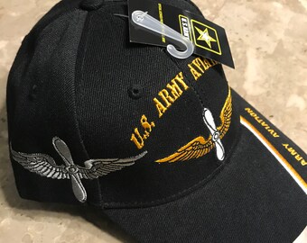US Army Aviation Cap With Embroidered 