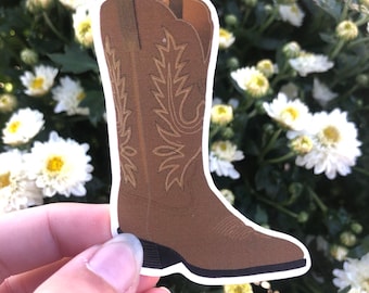 Cowboy/girl Boot Sticker