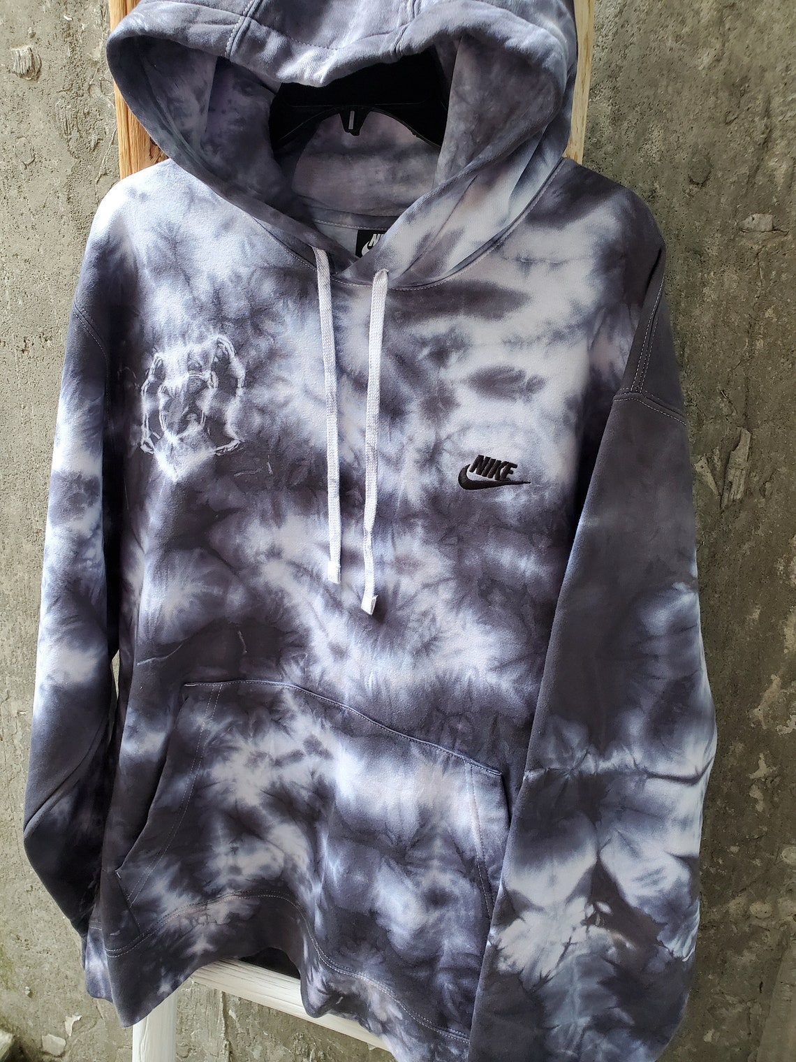 Tie Dye Nike Hoodie CrewNeck Sweatshirt | Etsy