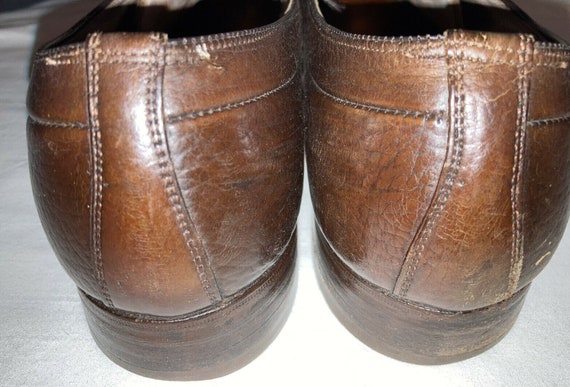 Vintage Mens Nettleton Leather Shoes. 101/2 AA/B - image 8