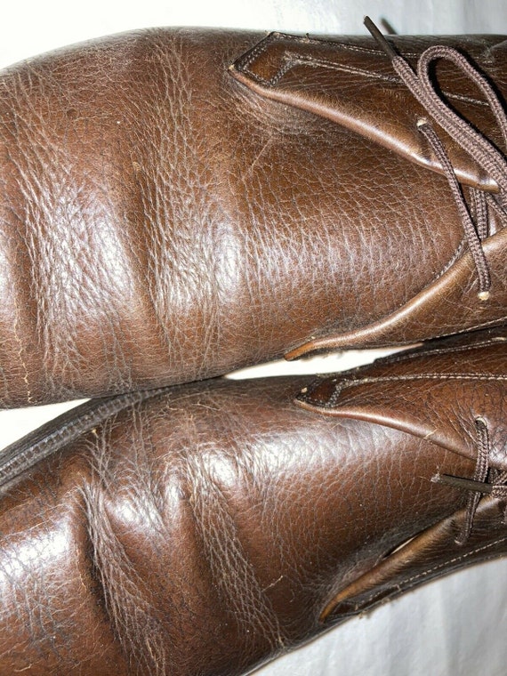 Vintage Mens Nettleton Leather Shoes. 101/2 AA/B - image 2