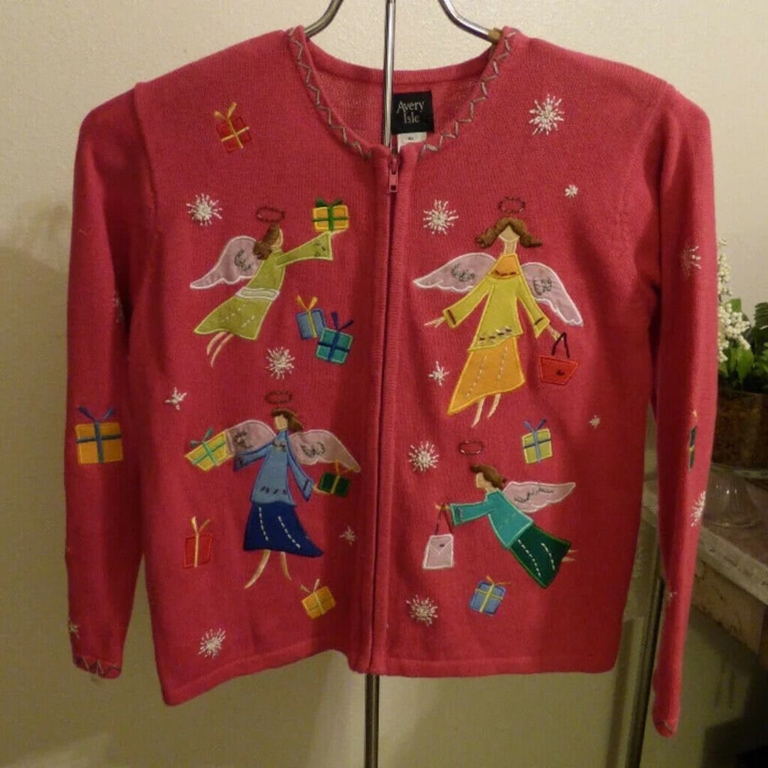 Women's angels Sweater Size Large Etsy