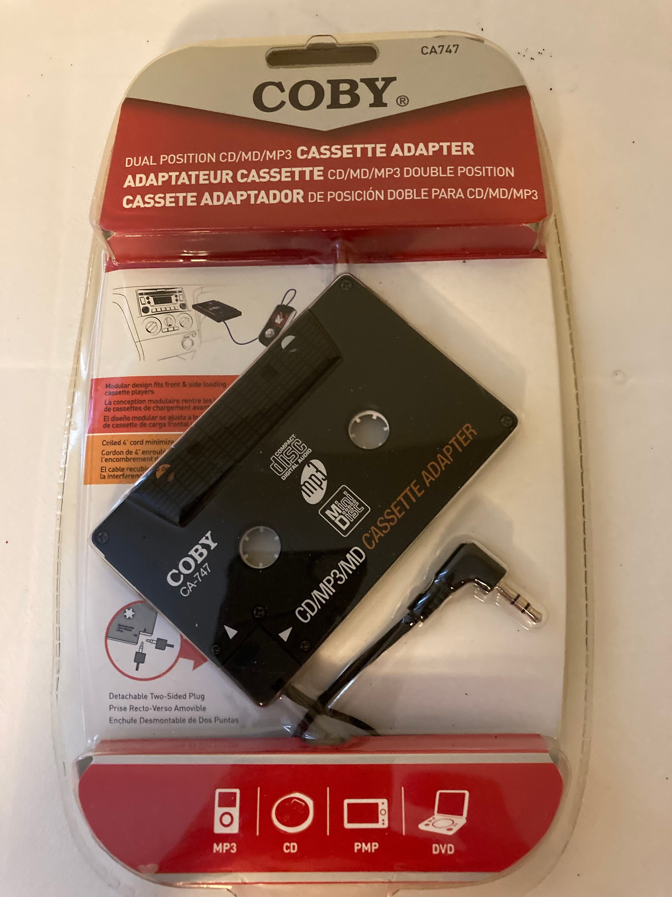 Panasonic SH-CDM10B Stereo Car Cassette Adapter Car Adapter RP