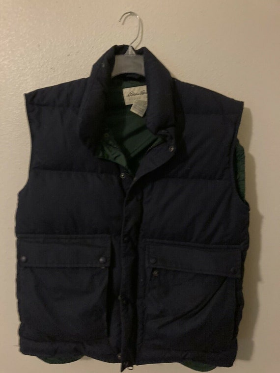Eddie Bauer Goose Down Puffer Vest Mens 