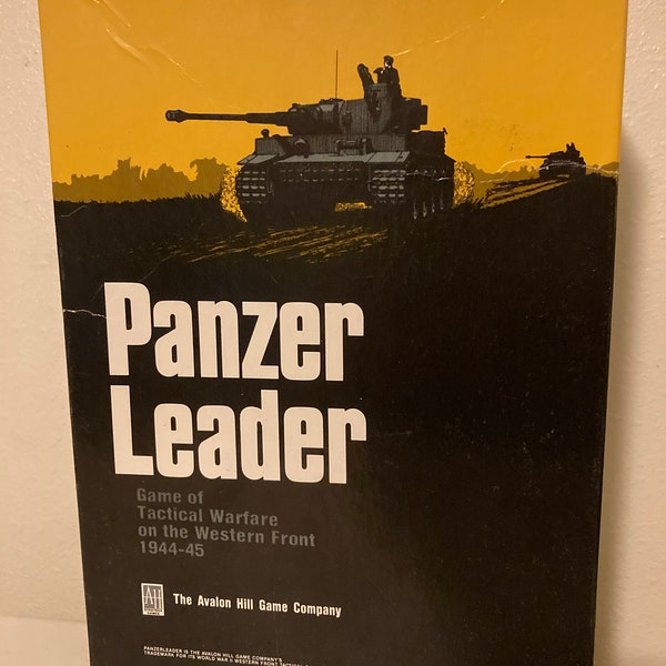 100% Complete Vintage 1974 Panzer Leader RPG World War II Strategy Board Game