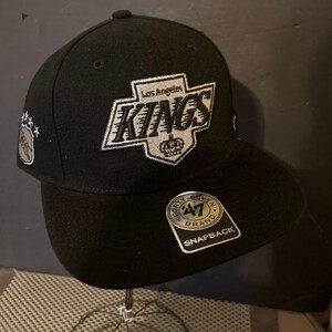 LOS ANGELES LA KINGS '47 BRAND VINTAGE LOGO HOCKEY NHL SNAPBACK HAT Rare