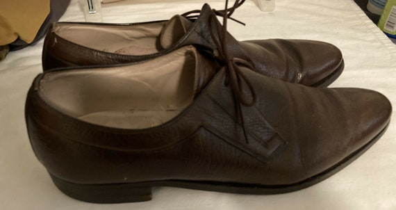 Vintage Mens Nettleton Leather Shoes. 101/2 AA/B - image 3