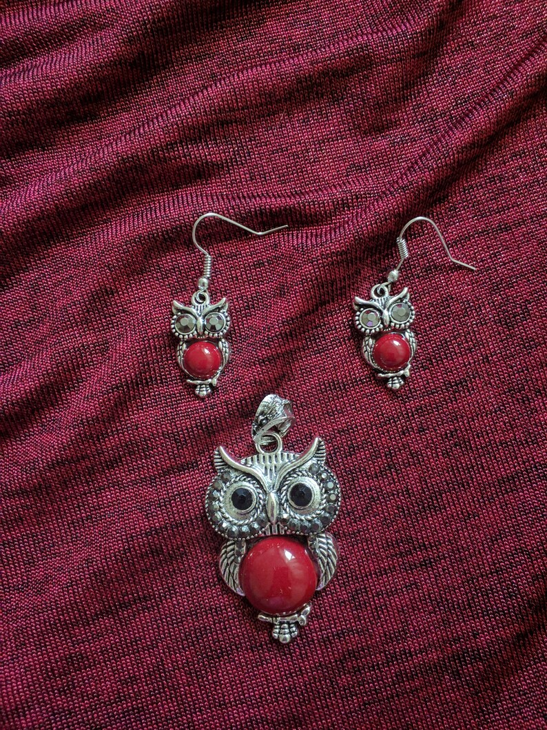 Owl Jewelry Set