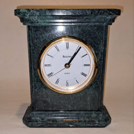 Bulova Mantle Clock Etsy