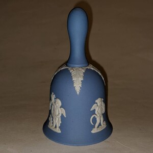 Wedgwood Jasperware Bell, Blue and White