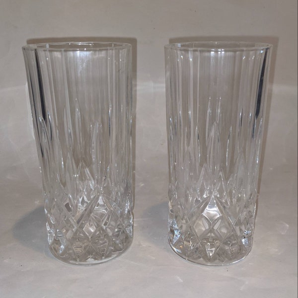 Lead Crystal Tumblers Etsy 