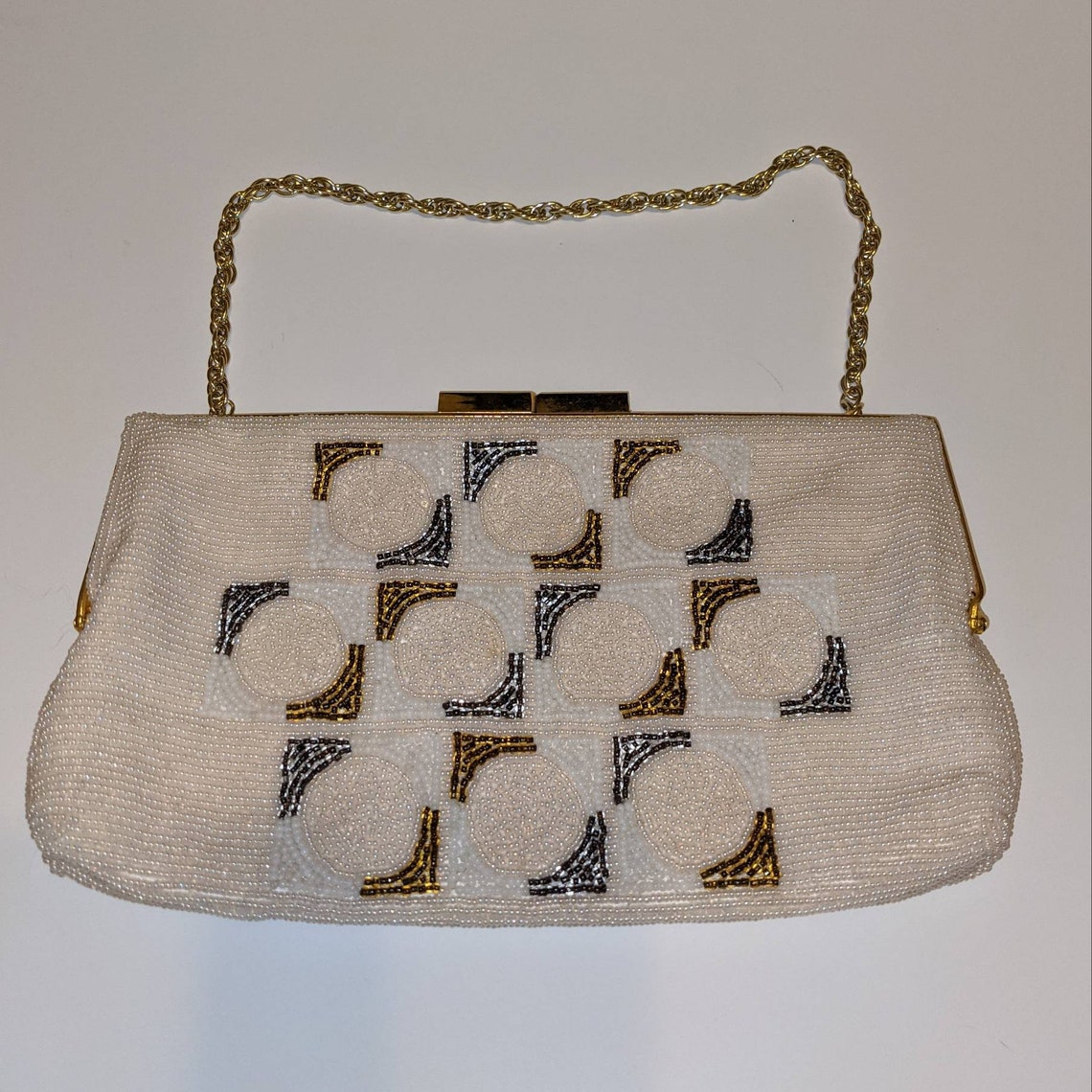 Vintage Walbaeg made in Hong Kong Beaded Clutch Purse Etsy