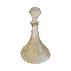 Vintage Ships decanter Crystal/cut glass Decanter