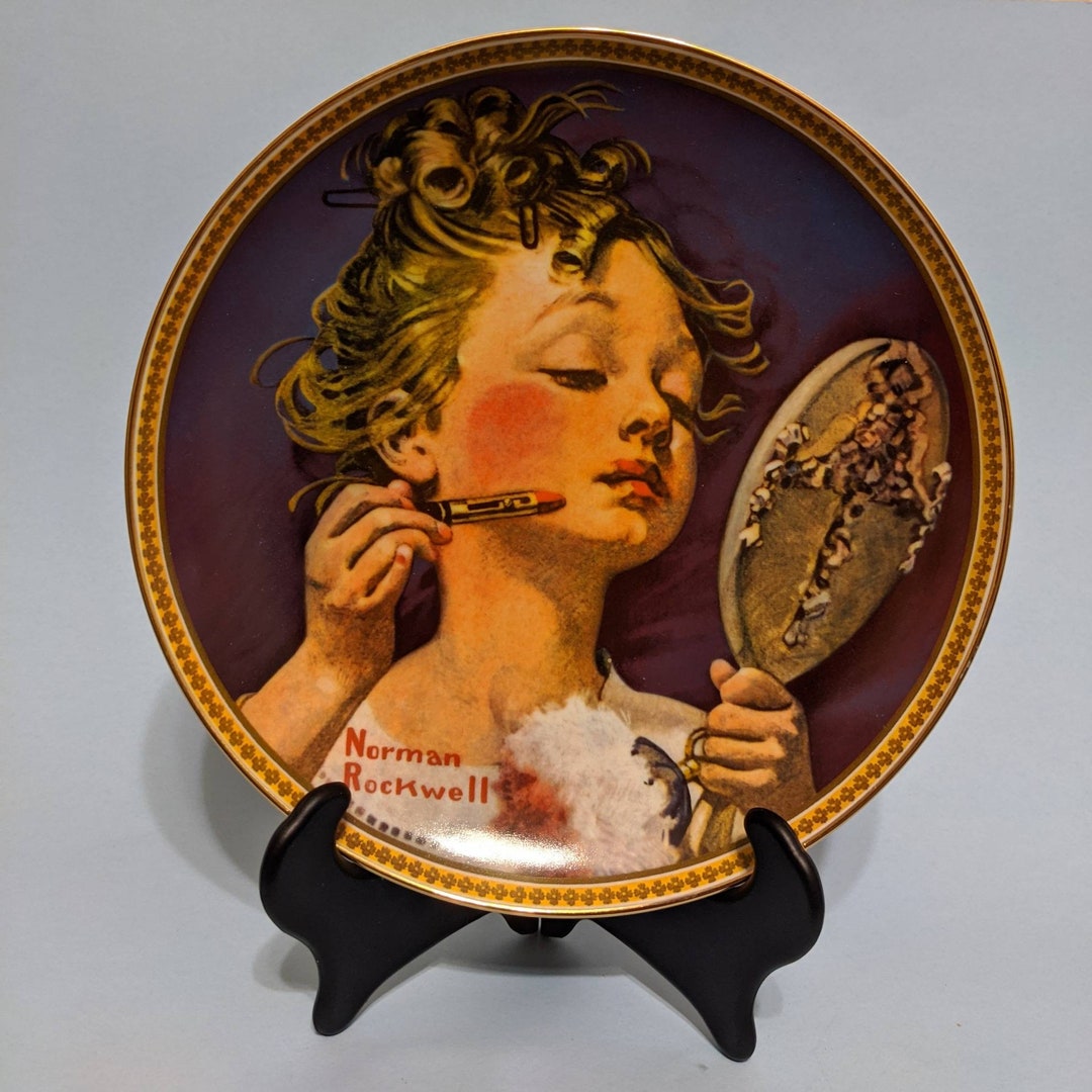 Bradford Exchange Collectible Plate making Believe at Etsy