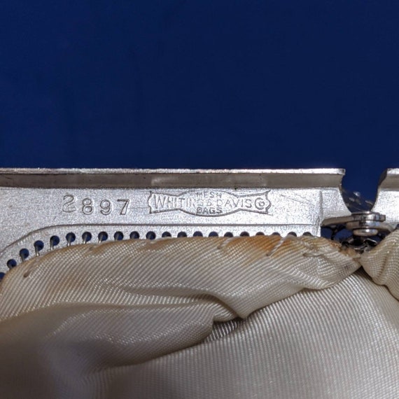 Whiting & Davis, Elegant Mesh Bag #2897, Made in … - image 4