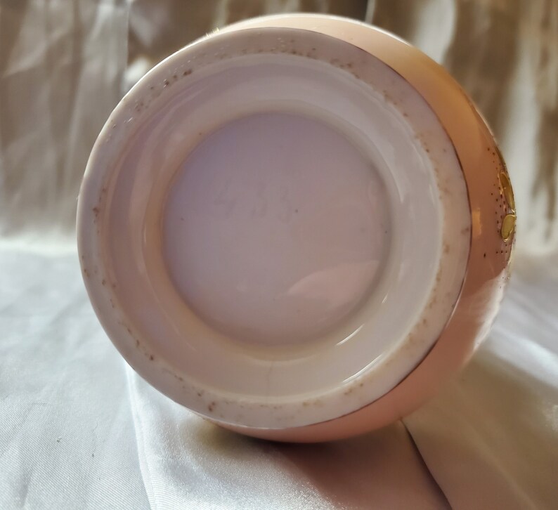 Porcelain Vase Gilded Austrian Antique