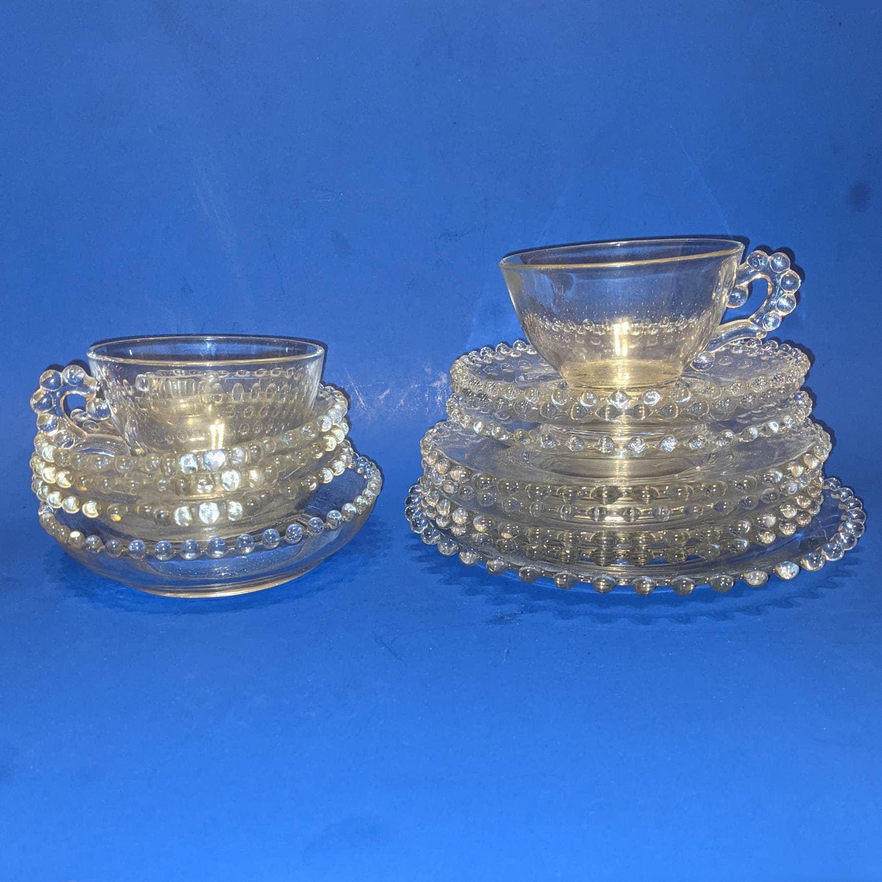 Candlewick Pattern Imperial Glass Assorted Pieces Etsy