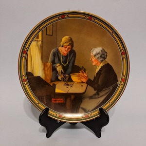 Bradford Exchange collectible plate &quot;A Family&#39;s Full Measure&quot;, Edwin M Knowles