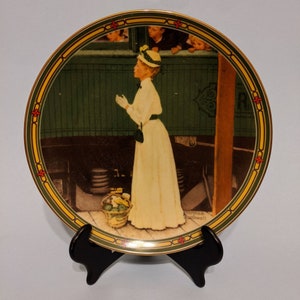Bradford Exchange collectible plate &quot;A Mother&#39;s Welcome&quot; by Edwin M Knowles