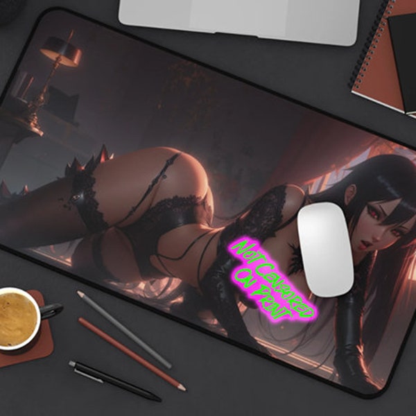 Succubus Big XXL Gaming Mousepad Anime Manga Girl Computer PC Gamer Desk Mat Cute Ass Kawaii Mauspad Booty Mouse Pad TCG Playmat