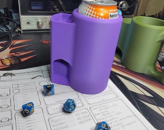 Torre de dados impressa em 3D em formato de copo: acessório para jogos de mesa