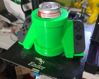 Warped Pipe Switch Joycon Can Cup | Cup Holder | Designed by HotrodHippie | 3d Printed