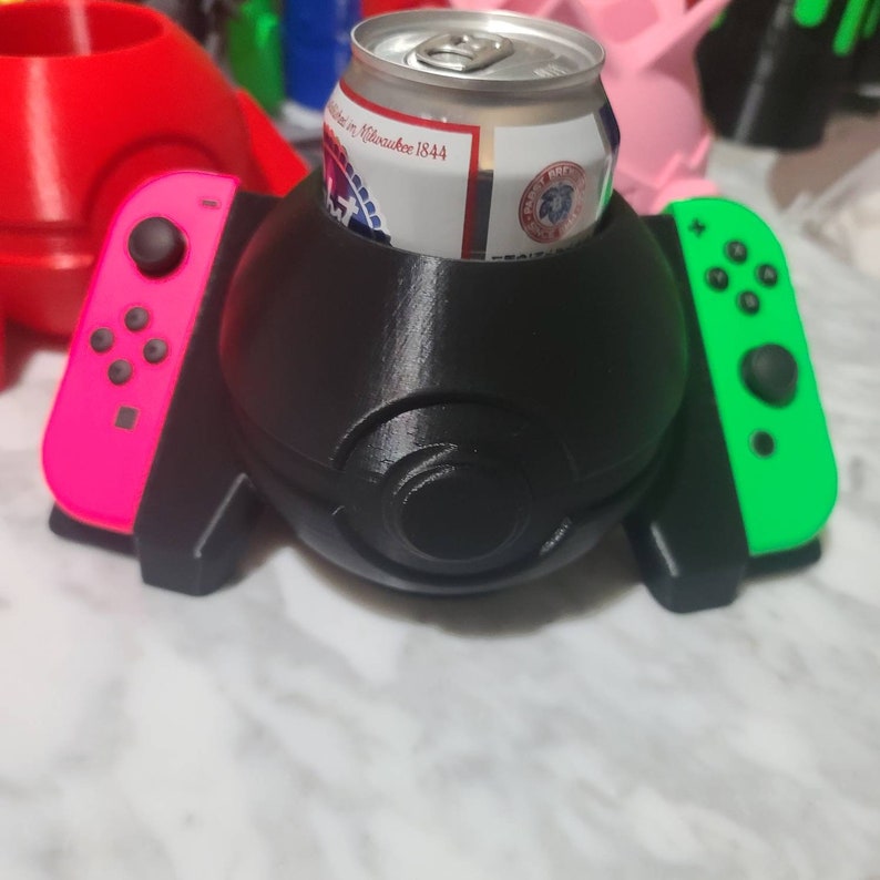 Pokemon Pokeball Nintendo Switch Joycon Can Cup Holder Etsy