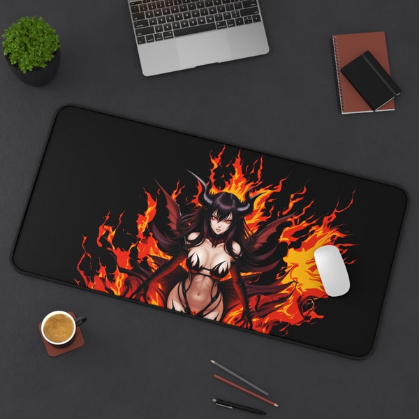 Hot Succubus Big XXL Gaming Mousepad Anime Manga Girl Computer PC Gamer Desk Mat Cute Ass Kawaii Mauspad Booty Mouse Pad TCG Playmat