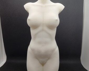 Estátua de torso feminino nu | Escultura de mulher nua | Peça de exibição de nu artístico