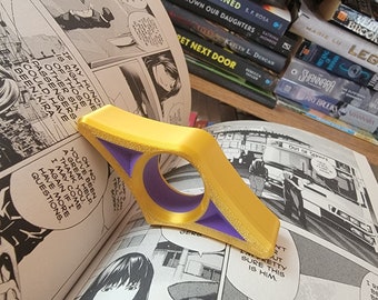 Suporte de página de livro, amigo de livro de polegar, presente para amantes de livros, acessórios de leitura para leitores ávidos, presentes para mulheres ou homens,