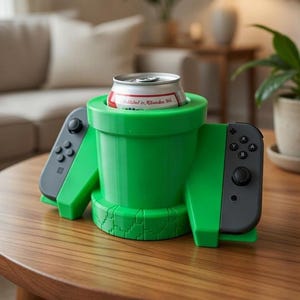 Warped Pipe Switch Joycon Can Cup | Cup Holder | Designed by HotrodHippie | 3d Printed