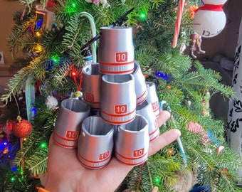 Conjunto de 12 enfeites de Natal com soquete de 10 mm, decoração natalina para mecânicos.
