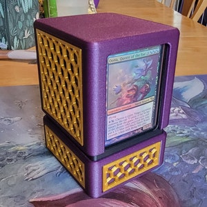 EDH Commander Display Deck Box 3d Printed Magic The Gathering Tabletop Gaming RPG Gamer Accessories MTG
