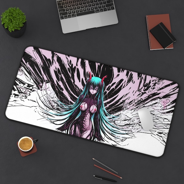 Demoness Big XXL Gaming Mousepad Anime Manga Girl Computer PC Gamer Desk Mat Cute Ass Kawaii Mauspad Booty Mouse Pad TCG Playmat