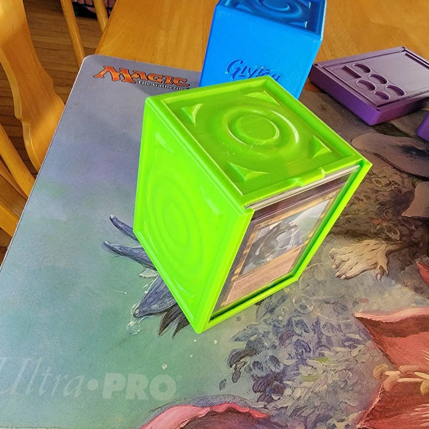 3d Printed Top Loader Deck Box MTG EDH Magic the Gathering Etsy