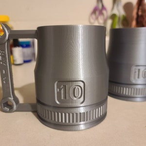 10mm Socket Can Cup, 12oz, 16oz, and 24oz | Cup Holder | Designed by MandicReally | 3d Printed