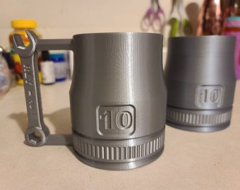10mm Socket Can Cup, 12oz, 16oz, and 24oz | Cup Holder | Designed by MandicReally | 3d Printed
