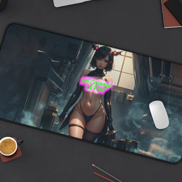 Succubus Big XXL Gaming Mousepad Anime Manga Girl Computer PC Gamer Desk Mat Cute Ass Kawaii Mauspad Booty Mouse Pad TCG Playmat