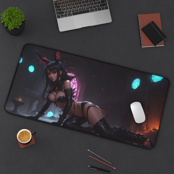 Succubus Big XXL Gaming Mousepad Anime Manga Girl Computer PC Gamer Desk Mat Cute Ass Kawaii Mauspad Booty Mouse Pad TCG Playmat