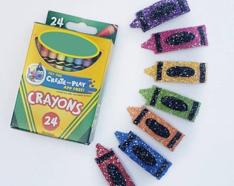 Crayon snap clip, Back to School hair clip, Girls snap clip, Girls crayon clip, Cute back to school accessories