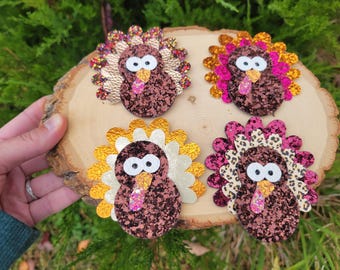 You choose Turkey hair bow, Thanksgiving Hair bow, Thanksgiving outfit, Turkey Hair clip, hair accessory
