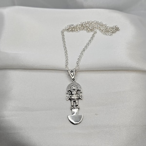 Handcrafted Tumi Pendant: .950 Silver Peruvian Jewelry