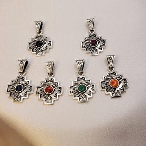 Cross 20x20MM Pendants Silver.950, Inca Cross ChaKana ,Triology Puma, Snake, Condor,Etsy Pick, Peruvian Jewelry, Star Seller, Handcrafted.